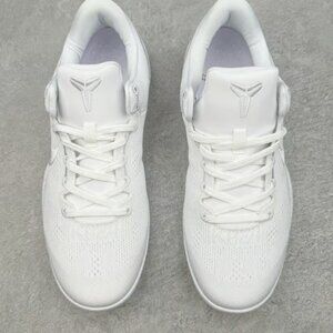 Nike Kobe 8 "Triple White" Men's Sneakers